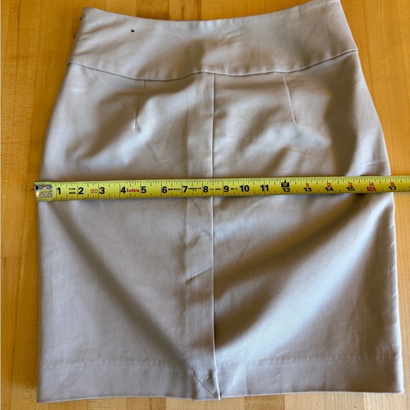 NEW* Banana Republic Khaki Beige Pencil Skirt 0 Wardrobe Basics *NEW - Picture 7 of 8